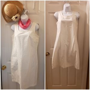 Detailed white sundress, perfect for layering!